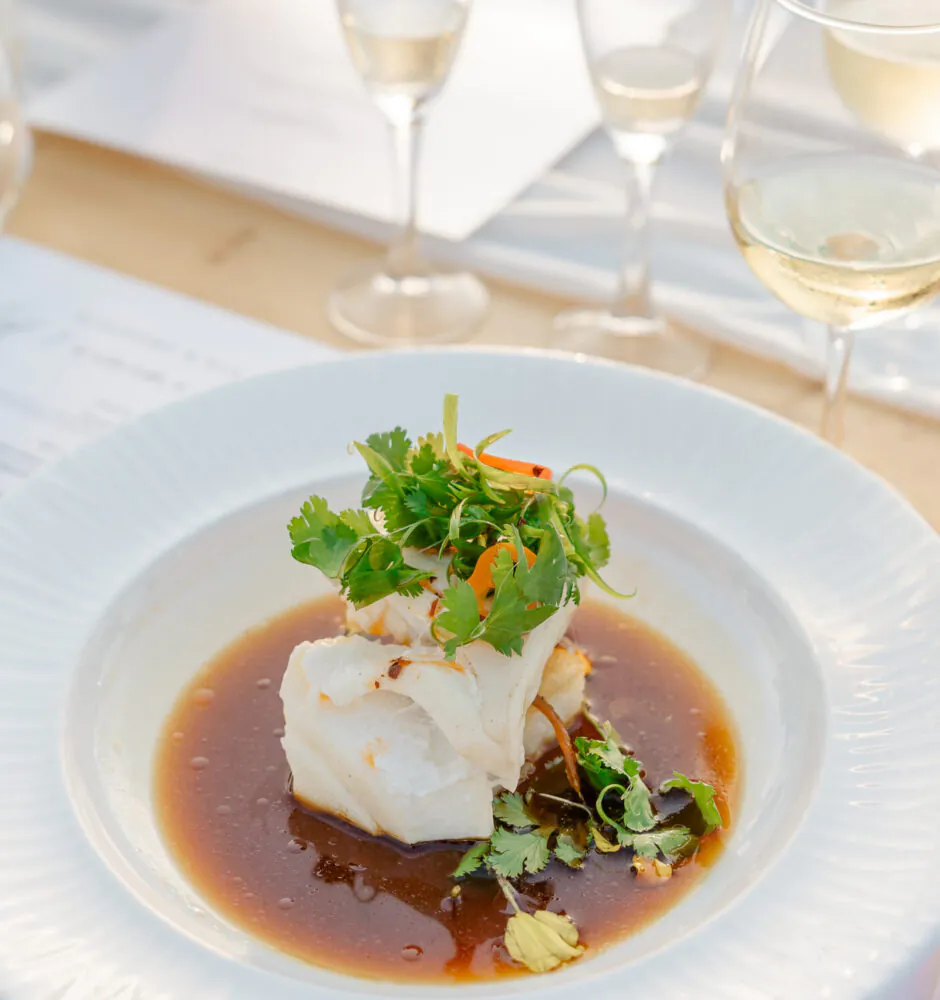 Multi-course chef and winemaker dinner for wine and dine Braselton GA at Matisse